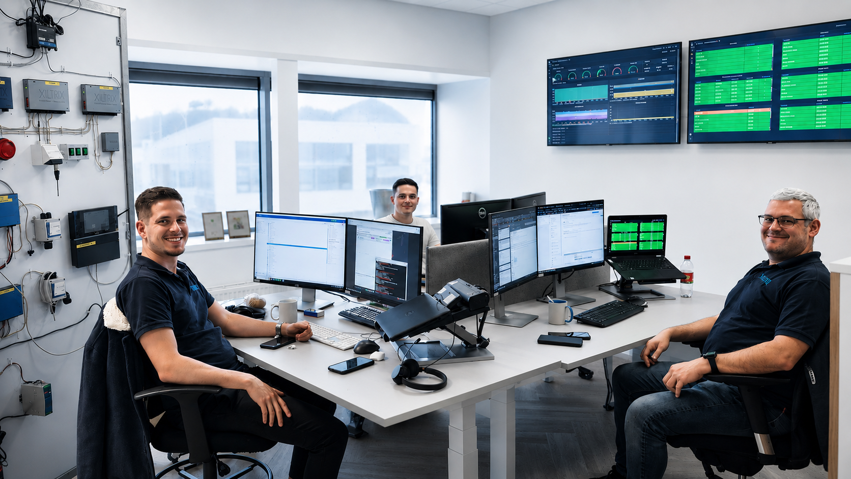 XiltriX monitoring specialists at work